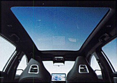 Panoramic glass roof